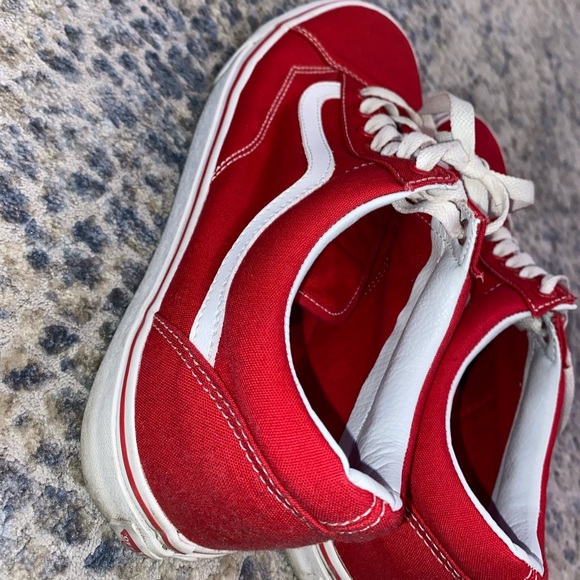 Red and white vans pretty good condition. No box. - Picture 2 of 5